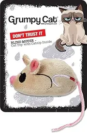 Rosewood Grumpy Cat Yarn Ball Catnip Toy for Dummies