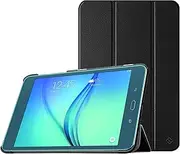 [FINTIE] Slim Shell Case for Samsung Galaxy Tab A 8.0 (2015) - Super Slim Lightweight Standing Cover with Auto Sleep/Wake Feature for Tab A 8.0 SM-T350/T355/P350/P355 2015 Release, Black