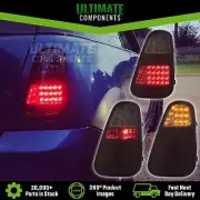 BMW Mini R53 Hatchback 2002-2004 FULL LED Red Smoked Rear Tail Lights Lamps Pair