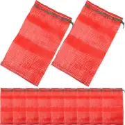 25pcs Mesh Onion Bags Mesh Agricultural Products Bags Reusable Storage Net