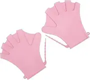 Veemoon 1 Pair Swimming Gloves Mens Glives Lady Parts Womens Gym Accessories Swimming Webbed Gloves Webbed Hand Gloves Hands Webbed Flippers Adjustable Pool Gloves Swim Gloves Swim Paddles