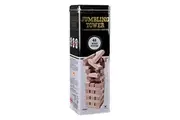 Solid Wood Jumbling Tower in A Tin by Cardinal Industries 48 Wood Pieces