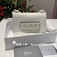 在飛比找Yahoo!奇摩拍賣優惠-中古二手DIOR 迪奧 JADIOR 奶昔白 mini 迷你