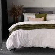 Bowie Flannelette Quilt Cover Set Super King