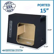 Gmc Sierra Regular Cab 15" Vented Ported Sub Box Enclosure For Kicker Solo Baric