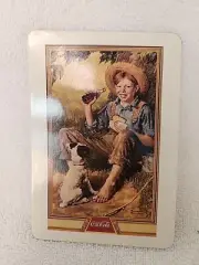 Coke Cola "Bare foot Boy " Magnetic Postcard-NEW