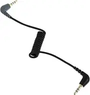 ERINGOGO 1pc Microphone to Trrs Adapter Cable Coiled Cable Converter for Connecting Microphones and Headsets to Phones Plated Plug for Enhanced Durability