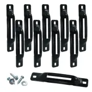 10Pcs E-Track Single Slot Tie Downs E-Track Single Strap Tie down Anchors