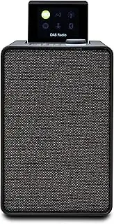 Pure Evoke Spot Compact Music System for the Home - DAB+/FM Radio, Internet radio, Podcasts, Spotify Connect, Bluetooth, Foldable Colour Display (Coffee Black)