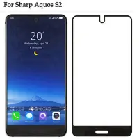 在飛比找蝦皮購物優惠-滿版 保護貼 玻璃貼 鋼化膜適用Aquos Sharp S2