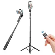 Selfie Stick Phone Tripod with Remote Controller. 360°Rotatable, Lightweigh