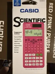 Casio Scientific Calculator Fix 300ES Plus Pink 2nd Edition New