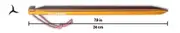 Hilleberg Y-Peg Extra Large Light Weight Tent Pegs - 10 pack