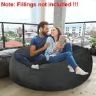 4.3ft Bean Bag Chair Cover Indoor Lazy Lounger Couch Sofa Sack For Adults Kids