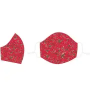 Cotton Face Mask Sprigs and Pinecones Punch Studio 81062