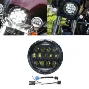 7" inch LED Headlight Motorcycle Driving Hi/Lo DRL Beam for Harley Honda Yamaha (for: Honda)