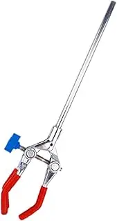 MUCKLILY 3 Flask Clamp Three-claw Clip Panel Cabinets Grip And Clamp Snap Sewer Corner Lab Pipe Clamp Bar Toggle Adjustable Clamps for Flasks Cups Stands Hip Flask Para Band Stainless Steel