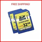 32GB Class 10 SDHC Flash Memory Card SD Card by Micro Center (2 Pack)