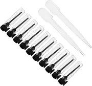 PACKOVE 10Pcs Mini Glass Bottles Refillable Essential Oil Vials Leakproof Travel Containers for and Aromatherapy Portable Fragrance Atomizers