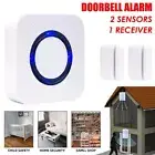 Door Bell Wireless Door Sensor Home Gate Entry Chime Doorbell Alarm Alert Motion