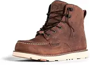 BRUNT Marin (Comp Toe) - 6" Waterproof Safety Toe Wedge Work Boot - EH Rated - Slip + Oil Resistant - Adjustable Width System