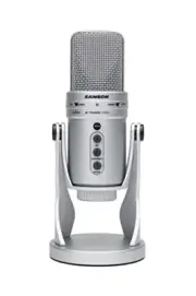 Samson G-Track Pro Professional Condenser Microphone with Audio Interface Silver