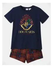 [Harry Potter] Hogwarts Short Sleeve Pyjama in Set