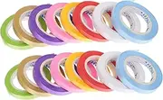 Ipetboom 50 Rolls Decorative Curling Ribbon for Crafting Present Wrapping Balloon Decoration for Parties Weddings Celebrations Each