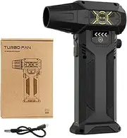 Ac-27 Air Duster, 130,000 RPM Cordless High-Power Electric Air Blower, 3-Speed Adjustable Compressed Air Duster, Ac-27 Turbo Fan, Car Dryer Air Blower, Rechargeable Air Blower for Keyboard, Car, Home