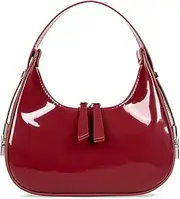 [shoowyees] Women's Crescent Shoulder Bags - Small Red Purse Y2k Top Handle Hobo Shoulder Underarm Handbags Clutch bag