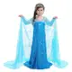 麗莎熊 LisaBear 韓版冰雪奇緣Elsa艾莎女王全亮片披風洋裝 童裝兒童小洋裝 表演服裝