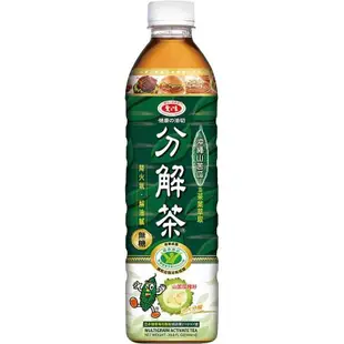 愛之味健康油切分解茶無糖 590ml