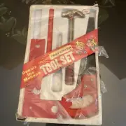 DENNIS THE MENACE CARPENTER TOOL SET IN BOX RARE 1960’s HELM TOY CO HANK KETCHAM