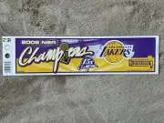 LOS ANGELES LAKERS 2009 NBA CHAMPIONS 11x3" BUMPER STICKER DECAL BRAND-NEW KOBE