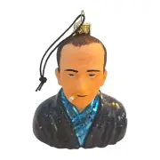 Cody Foster Jackson Pollock Abstract Painter Artist Glass Christmas Ornament