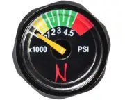 Ninja Nano Gauge 0-6000 PSI with Color Coded Dial Black