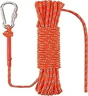 1/4 in (6mm) x 32 Ft (10Meter) Marine Floating Rope for Boating, Fishing, Rafting, Camping, Hiking, Hunting, Anchor, Mooring, Dock Lines, Kayak, Canoe, Rescuing Reflective Orange