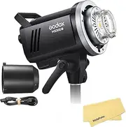 Godox MS300-V MS300V 300W Compact Studio Strobe Flash Light,GN58 0.1-1.8S Recycle Time,2.4G X System,Bowens Mount with 10W LED Modeling Lamp for Wedding,Portrait,Fashion,Product,Studio Photography Etc