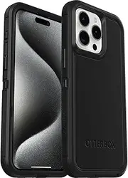[Otterbox] Defender XT Case for iPhone 15 Pro Max with MagSafe, Shockproof, Drop Proof, Ultra-Rugged, Protective Case, 5X Tested to Military Standard, Black
