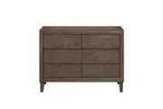 VI Sueno Solid Timber 6 Drawer Dressing Table