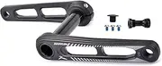 Bicycle Crankset, 170mm Road Bike Left/Right Crank Arm with Bottom Bracket GXP Hollow Integrated Bike Crankset Suitable for Mountain Road Bike