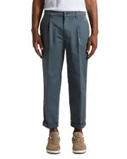 Peserico Relaxed Fit Garment Dyed Trousers