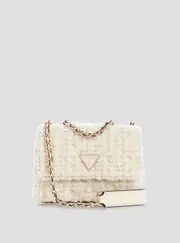 GUESS Women's White Giully Mini Crossbody Bag
