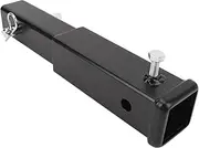 Nutriess Trailer Hitch Extender 2in Receiver 9.6in Extension Length Steel 3500lbs GTW SUV Truck Car Adapter
