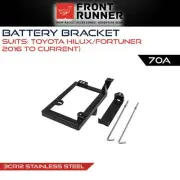 Front Runner Battery Bracket Fits Toyota Hilux & Fortuner 2016 - Current Diesel (for: Toyota)