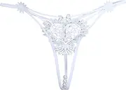 [YiyiLai] Women's Micro G String Lace Thongs T Back Slutty Tangas Lingerie Panty