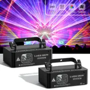 500mW Laser Stage Light DJ Disco Party RGB Laser Beam Scanner Projector