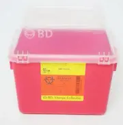 BD Sharps Collector 8 qt/2 gal Container for Needles Biohazard Waste Disposal