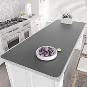 Warome Silicone Mat, 78.7”x 23.6” Heat Resistant Mats for Countertop, Extra Large Protector, Multi-functional Cuttable Kitchen Counter, Counter/Crafts- Grey, (GY-SL-78.7)