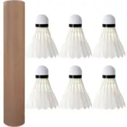 3/6/12Pcs Professional Badminton Shuttlecock Badminton Balls Black Goose Feather
